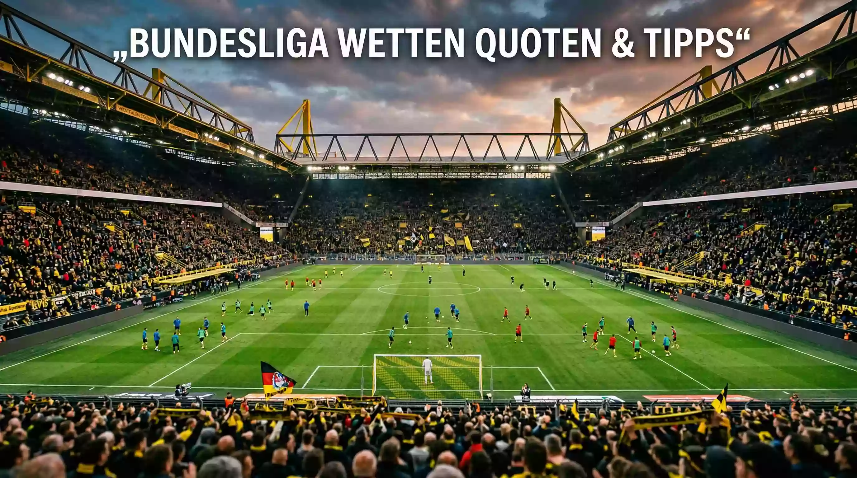 Bundesliga Wetten – Szene aus einem Bundesliga-Stadion