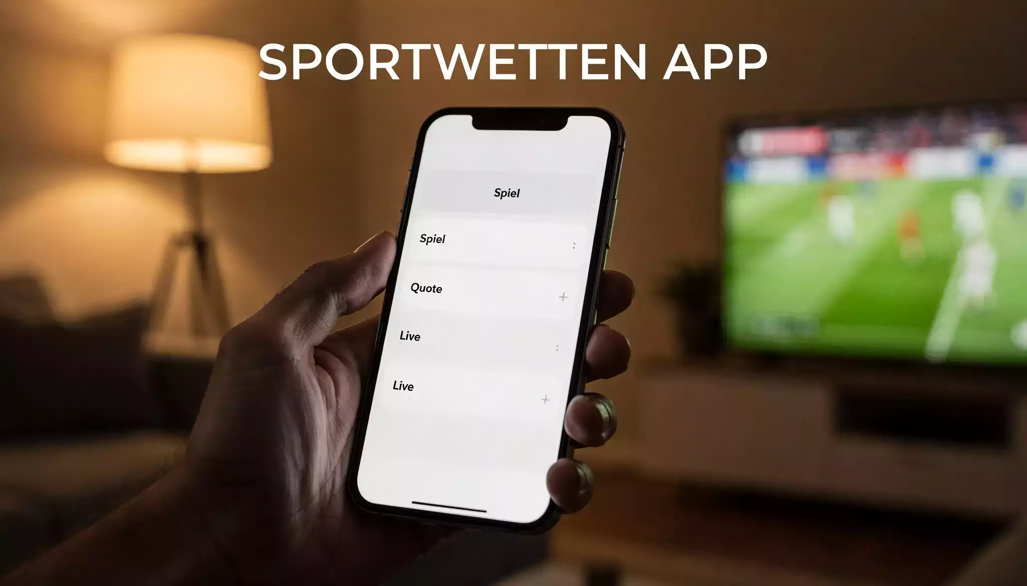 Sportwetten App für mobiles Wetten auf dem Smartphone