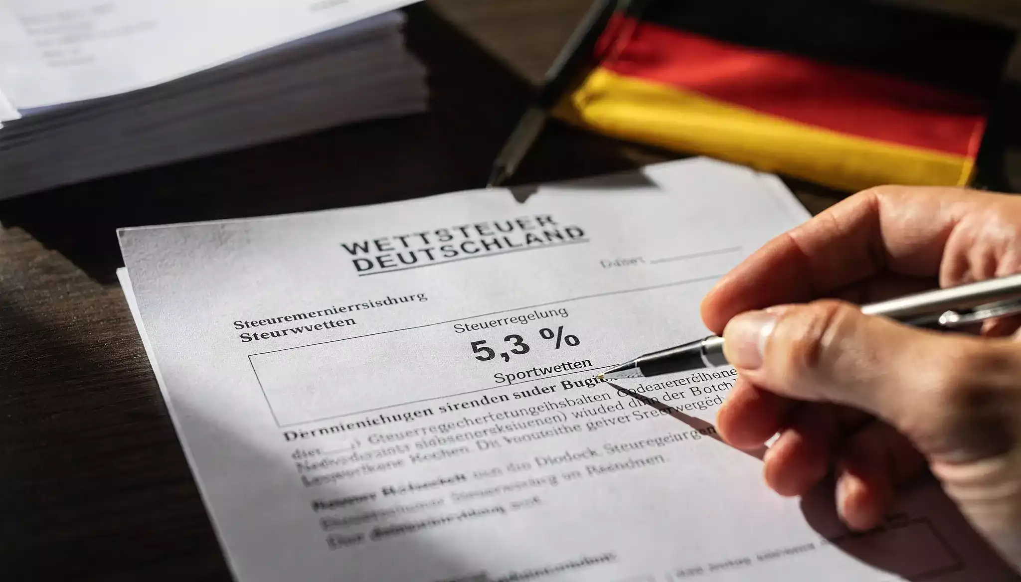 Wettsteuer Deutschland 5,3 Prozent auf Sportwetten